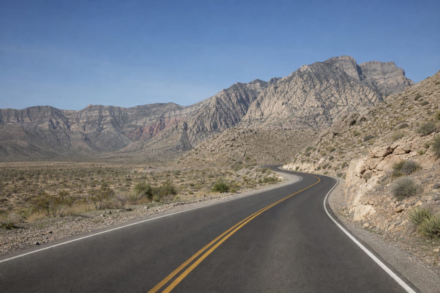 NV-160 and Lovell Canyon Rd access to Clark County land parcels — Lovell Canyon, Clark County, Nevada 89124