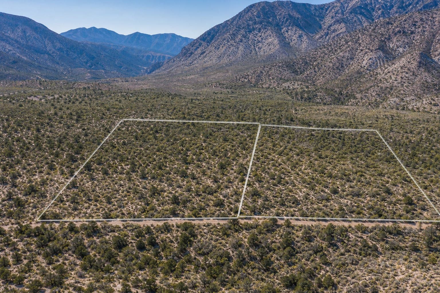 Fee simple vacant land parcels Lot 2 and Lot 3 — Section 31 T20S R57E, Lovell Canyon, Clark County, Nevada 89124